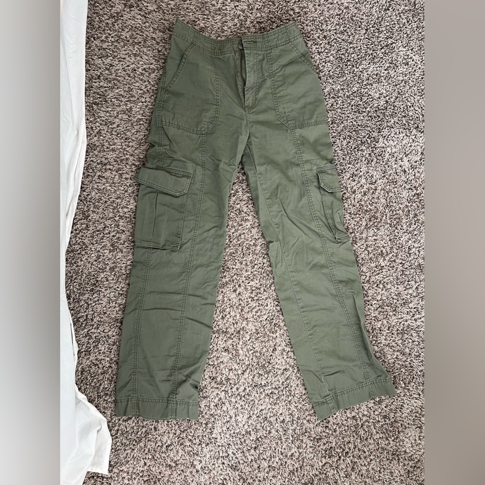 Abercrombie & Fitch Green Cargo Pants